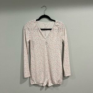 Floral Pajama Long sleeve Jumper